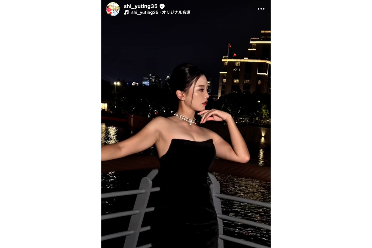 セキ・ユウティンのインスタグラム（shi_yuting35）より