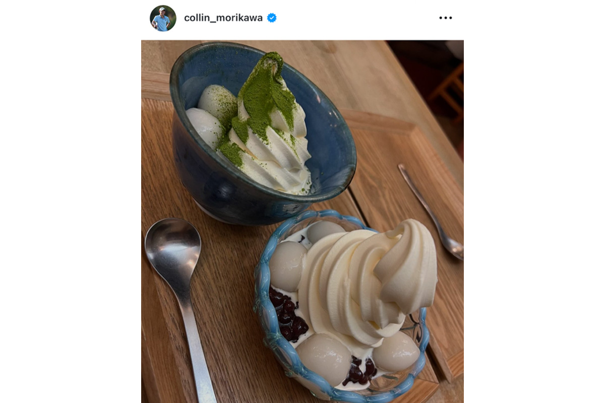 コリン・モリカワのインスタグラム（@collin_morikawa）より