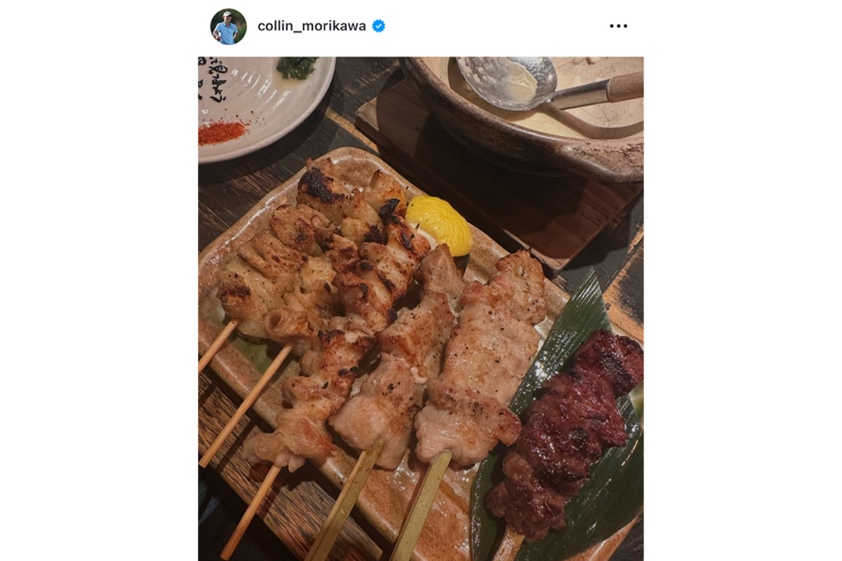 コリン・モリカワのインスタグラム（@collin_morikawa）より