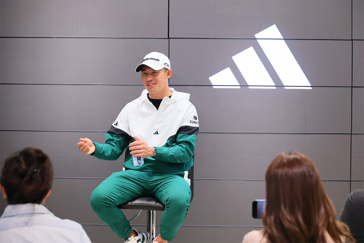 「アディダスブランドセンター RAYARD MIYASHITA PARK」（東京都渋谷区）に登場したコリン・モリカワ