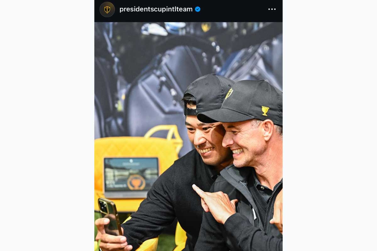 プレジデンツカップ世界選抜チームの公式インスタグラム（@presidentscupintlteam）