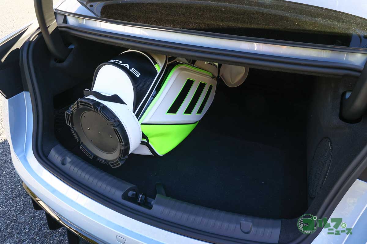 キャディバッグ1本の積載例