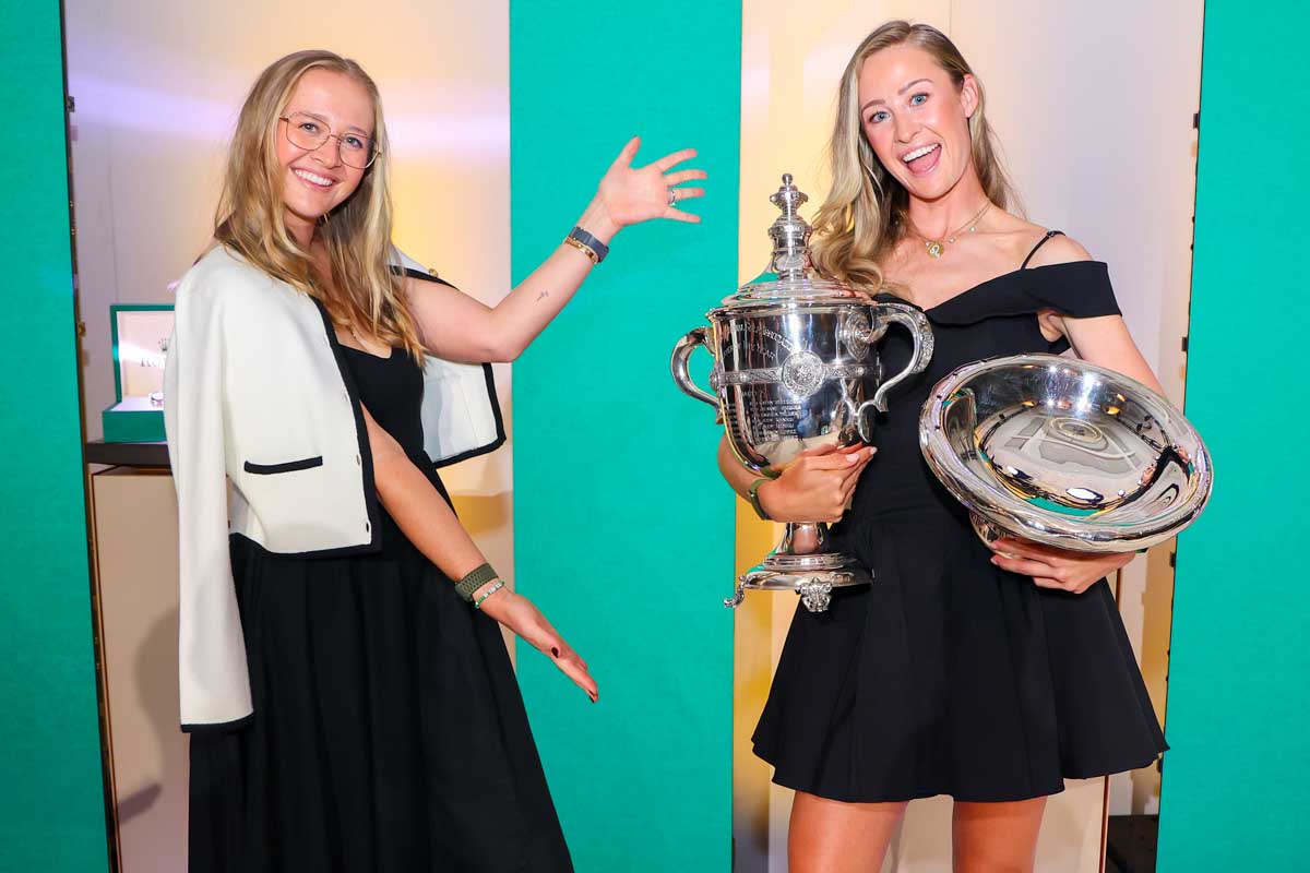 姉・ジェシカ（左）とネリー・コルダ　写真：Getty Images