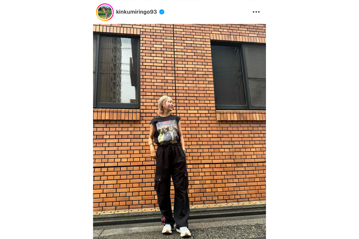 金田久美子のインスタグラム（@kinkumiringo93）より