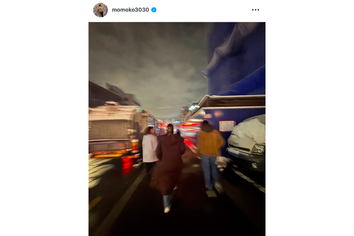 上田桃子のインスタグラム（@momoko3030）より