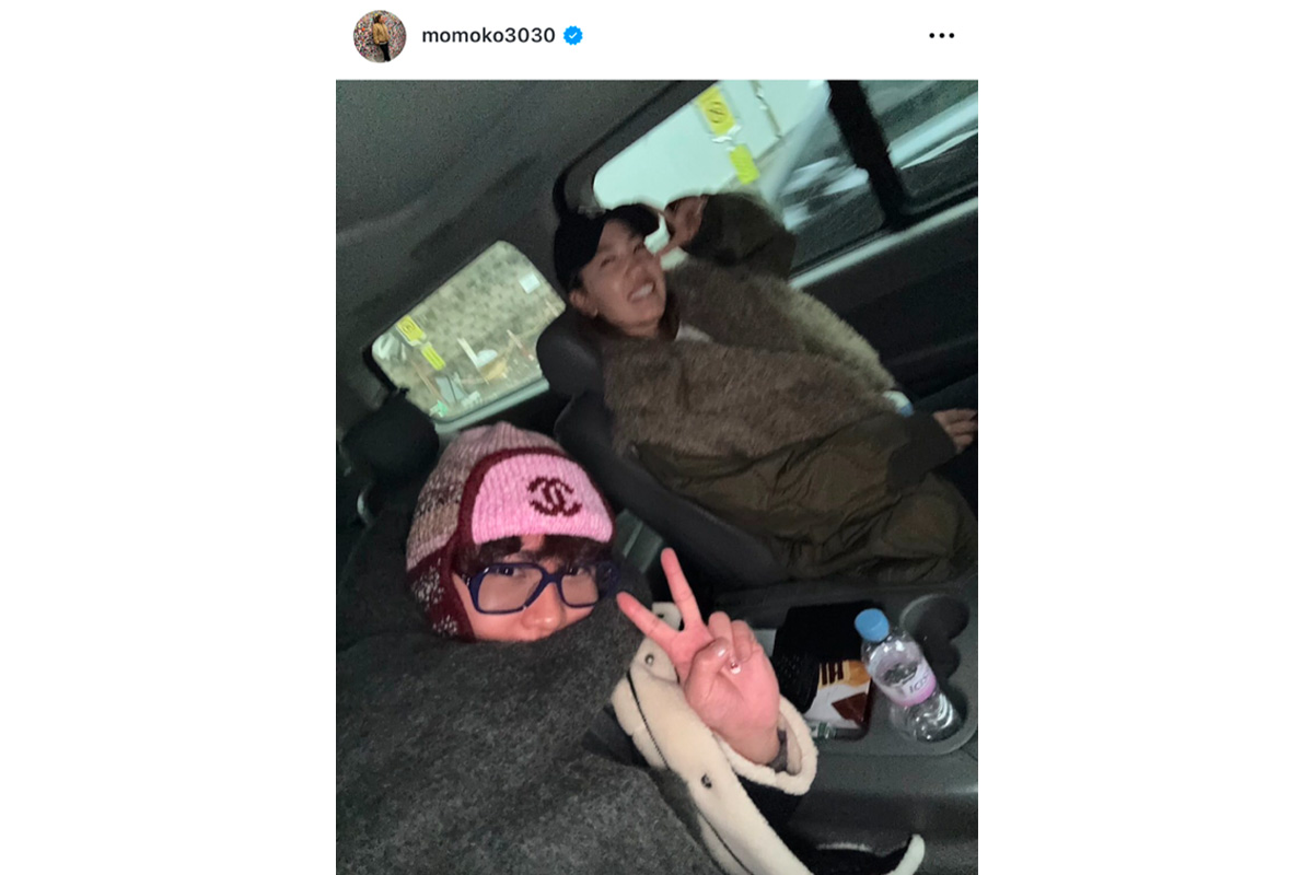 上田桃子のインスタグラム（@momoko3030）より