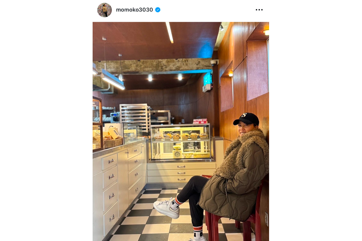 上田桃子のインスタグラム（@momoko3030）より