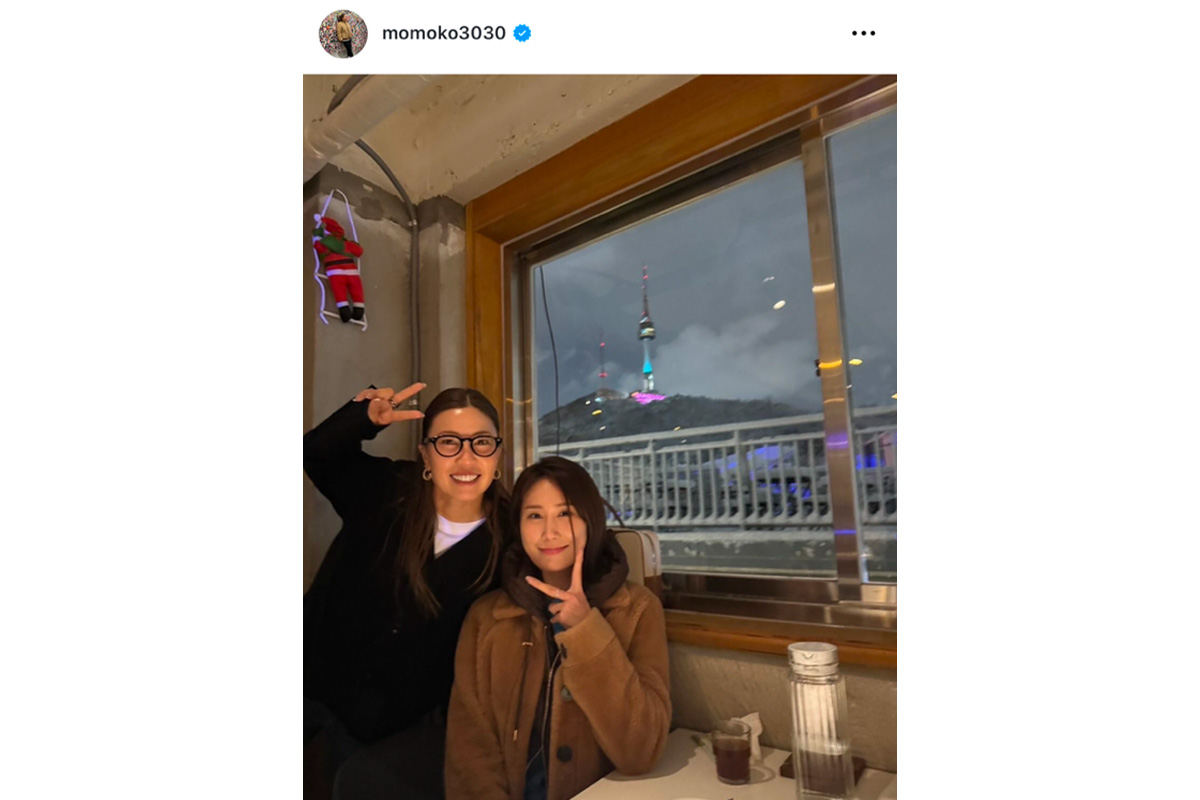 上田桃子のインスタグラム（@momoko3030）より