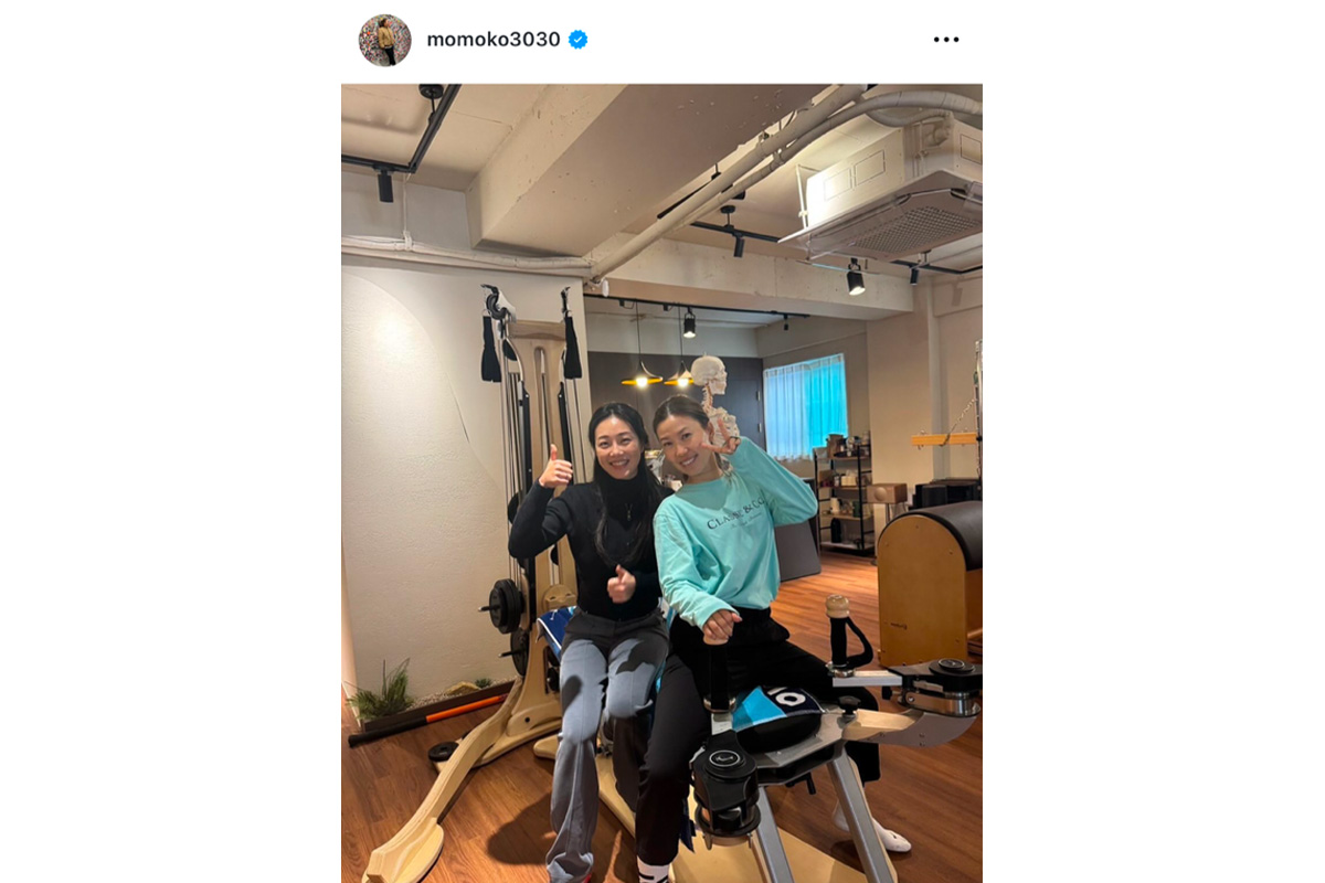 上田桃子のインスタグラム（@momoko3030）より