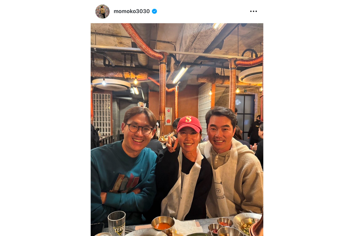 上田桃子のインスタグラム（@momoko3030）より