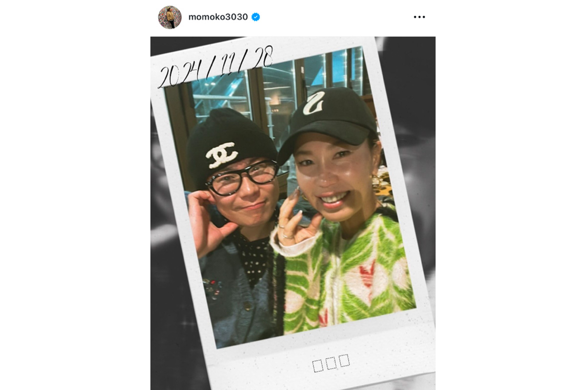 上田桃子のインスタグラム（@momoko3030）より