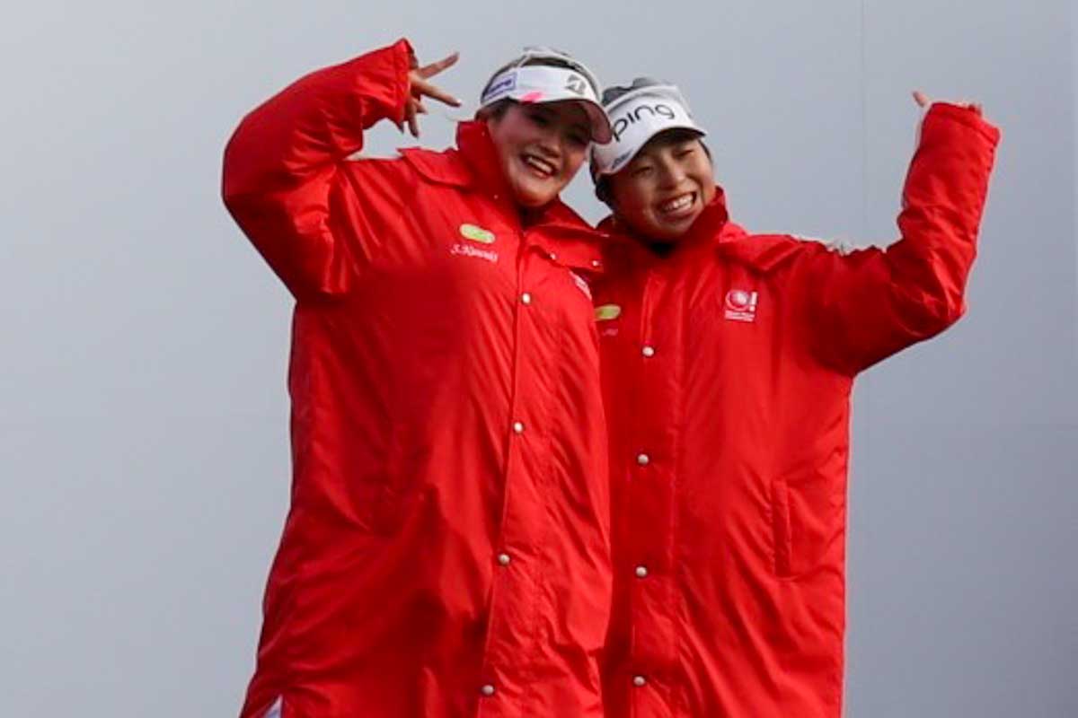 桑木志帆＆佐久間朱莉ペア　写真：清流舎