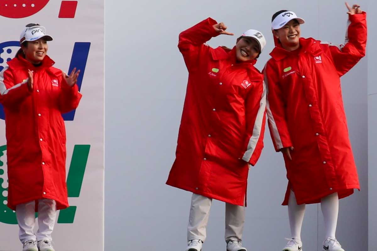 古江彩佳＆河本結ペア　写真：清流舎