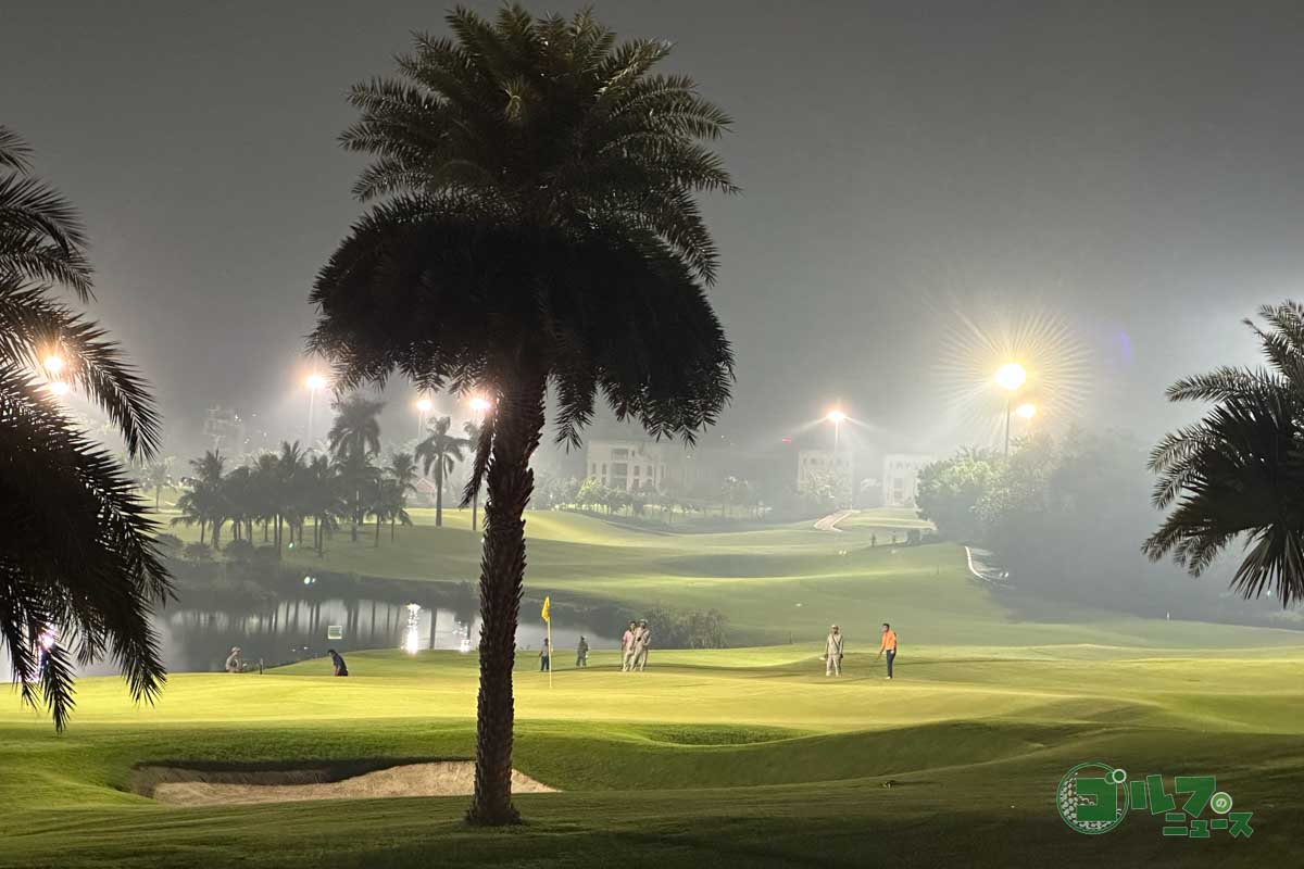 ナイター施設も充実していて、空港から最も近い場所にある「ロンビエンゴルフコース」