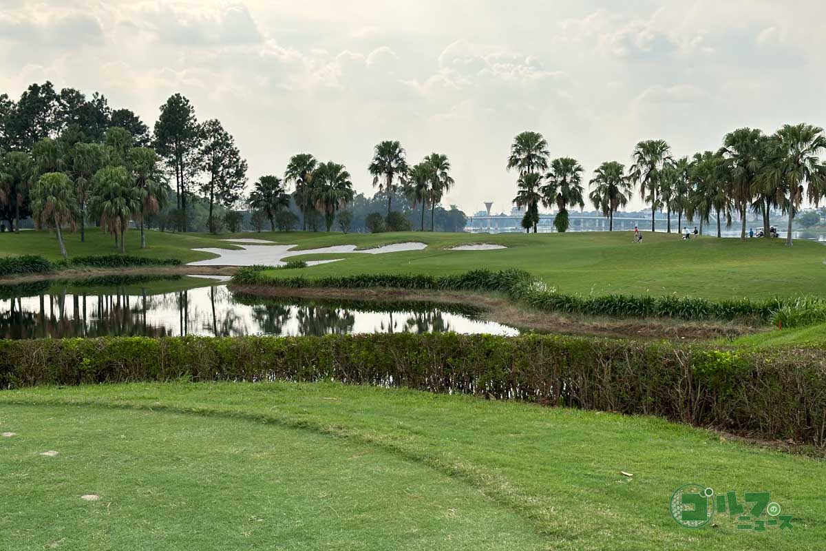 「ヘロンレイクゴルフコース＆リゾート」　何度回っても飽きないレイアウトの18ホール。整備は素晴らしく、週末は3割程度が日本人ゴルファーが利用