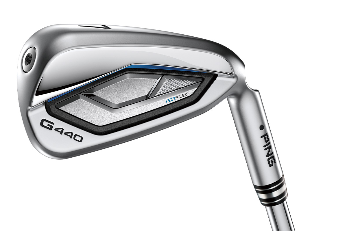 ピン G440アイアン　価格:カーボン・3万1900円（1本、税込み）、スチール・2万9700円（1本、税込み）