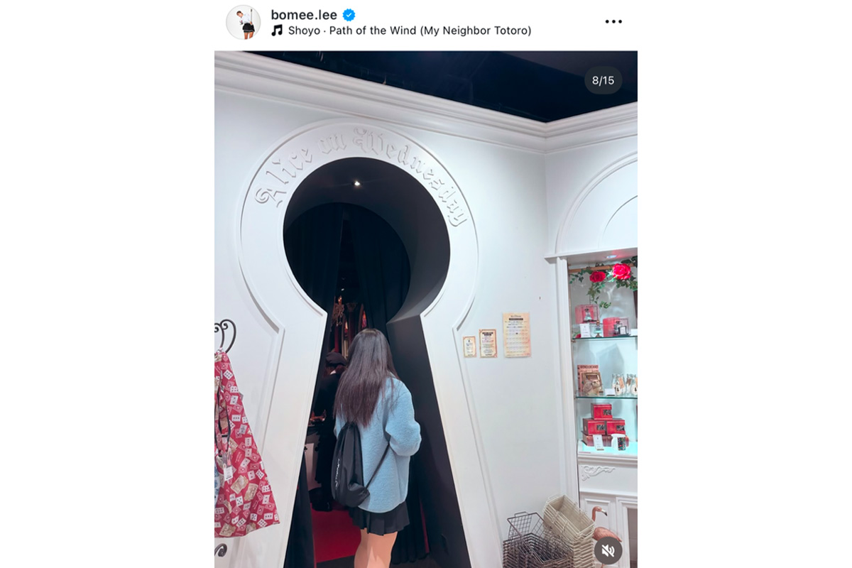 イ・ボミのインスタグラム（@bomee.lee）より