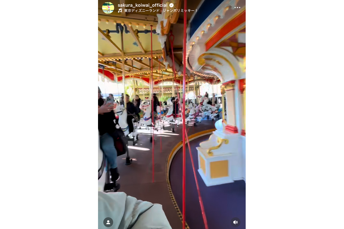 小祝さくらのインスタグラム（sakura_koiwai_official）より