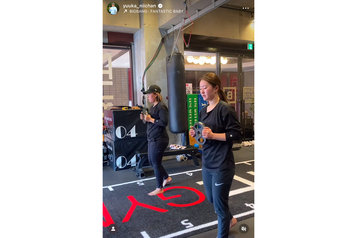 仁井優花のインスタグラム（yuuka_niichan）より