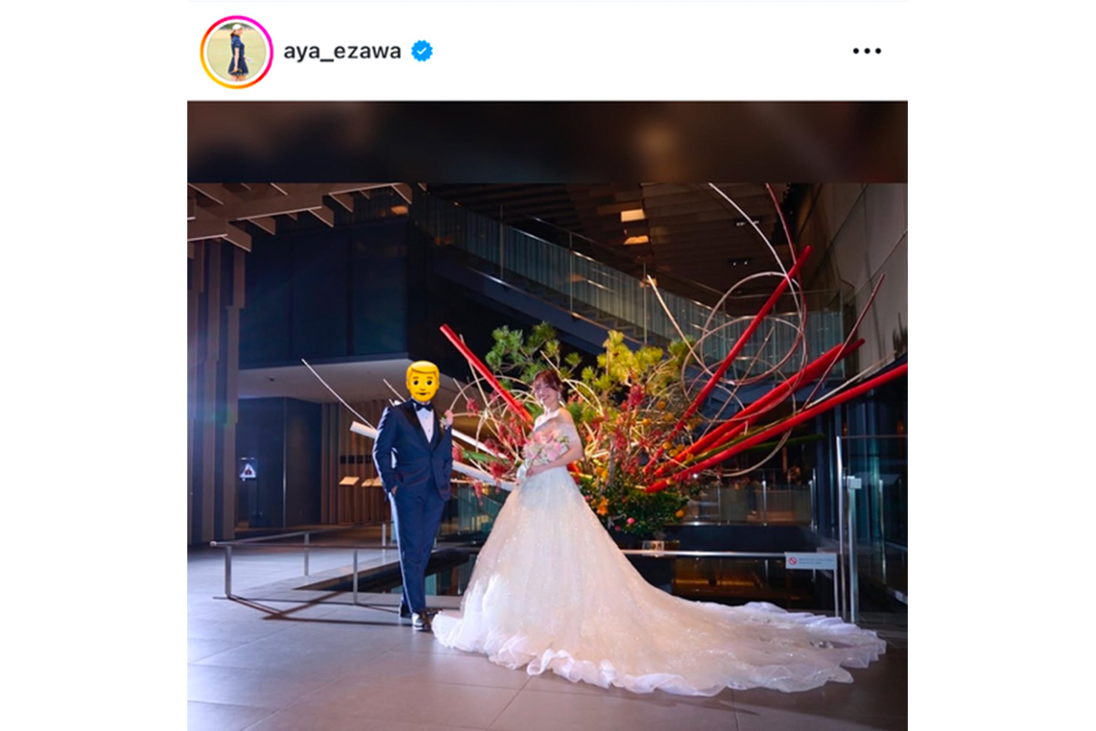 江澤亜弥のインスタグラム（@aya_ezawa）より