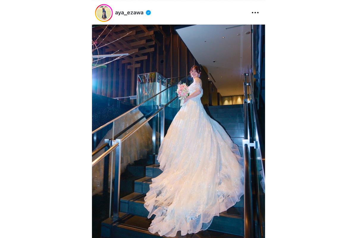 江澤亜弥のインスタグラム（@aya_ezawa）より