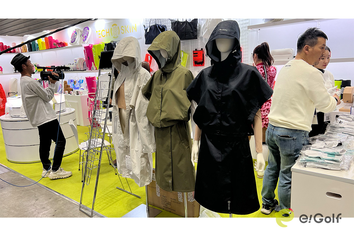 「ジャパンゴルフフェア2024」TECH SKINブースの様子