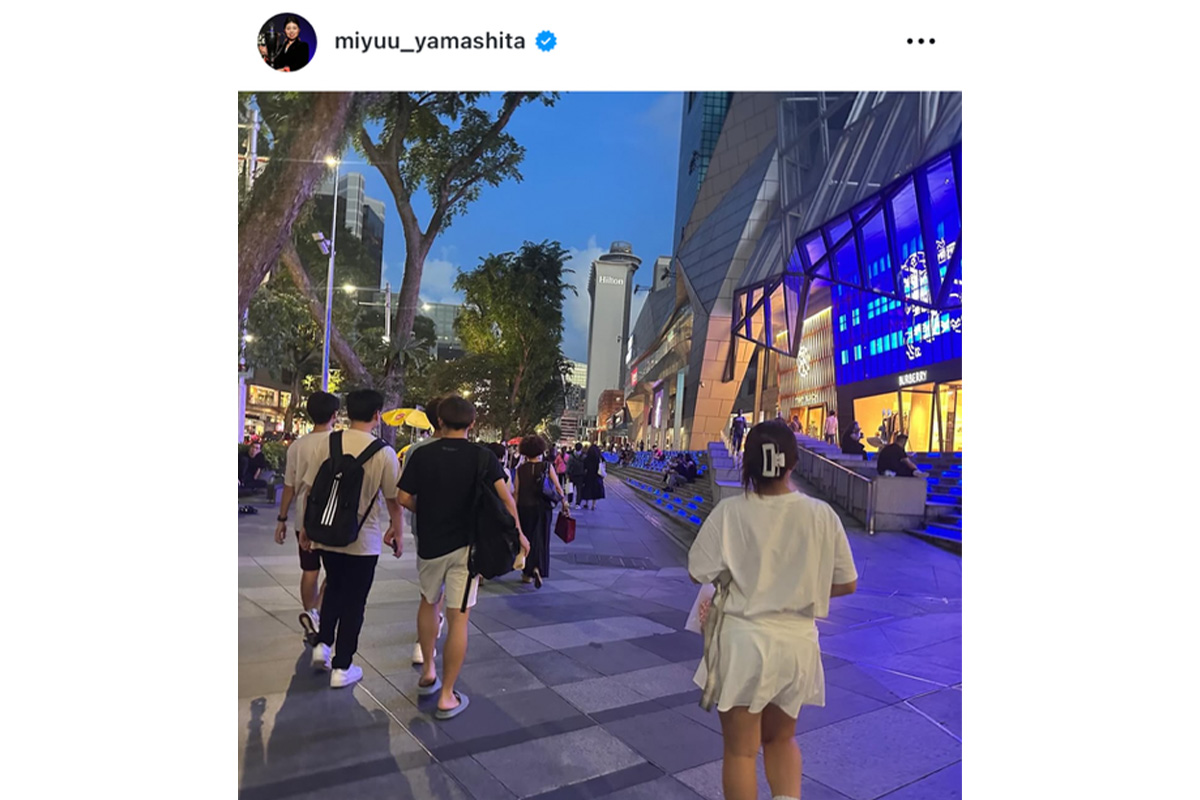 山下美夢有のインスタグラム（@miyuu_yamashita）より