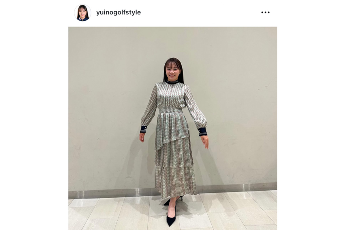 河本結のインスタグラム（@yuinogolfstyle）