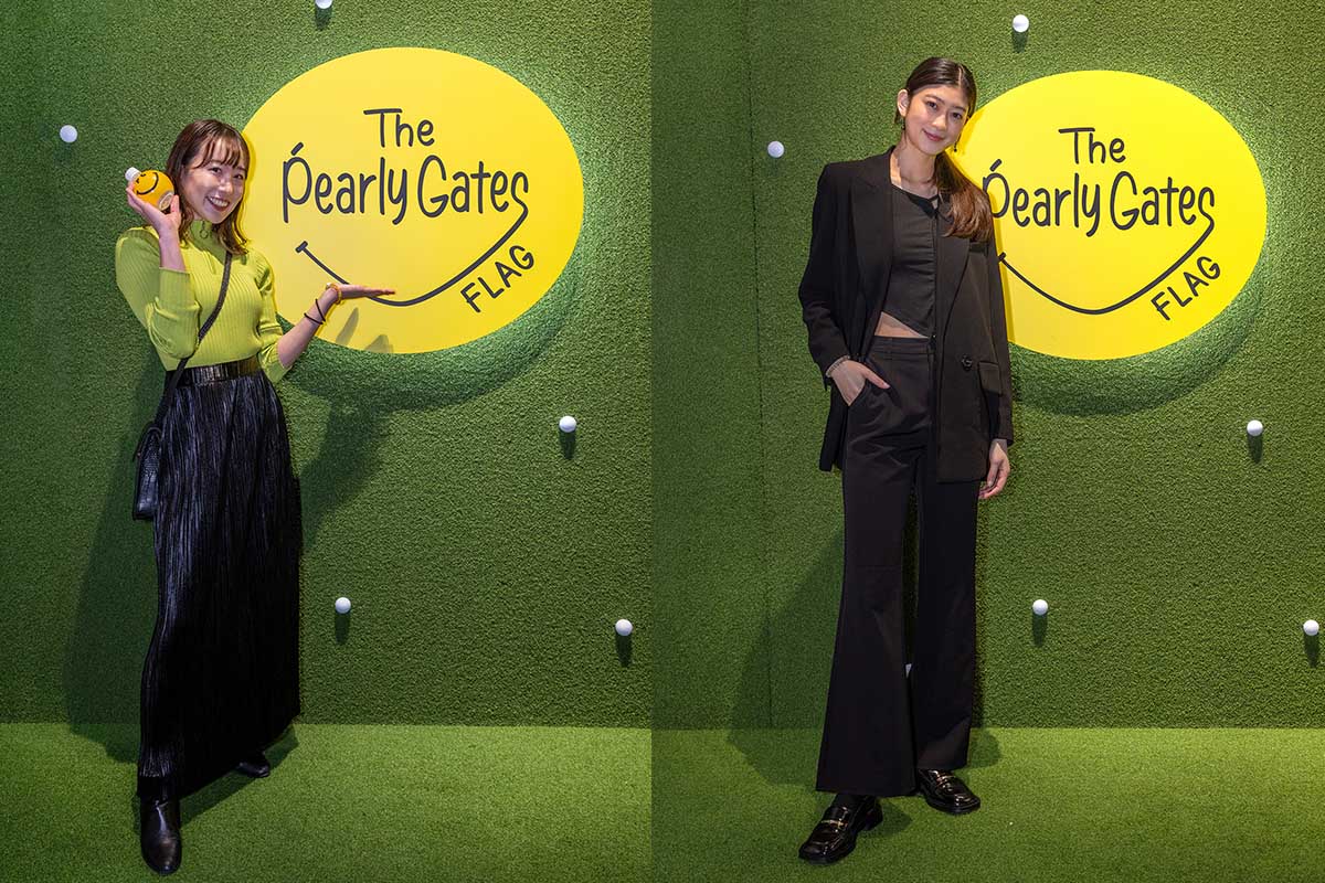 （左から）プロスノーボーダーの鬼塚雅さん、モデルの橋爪愛さん