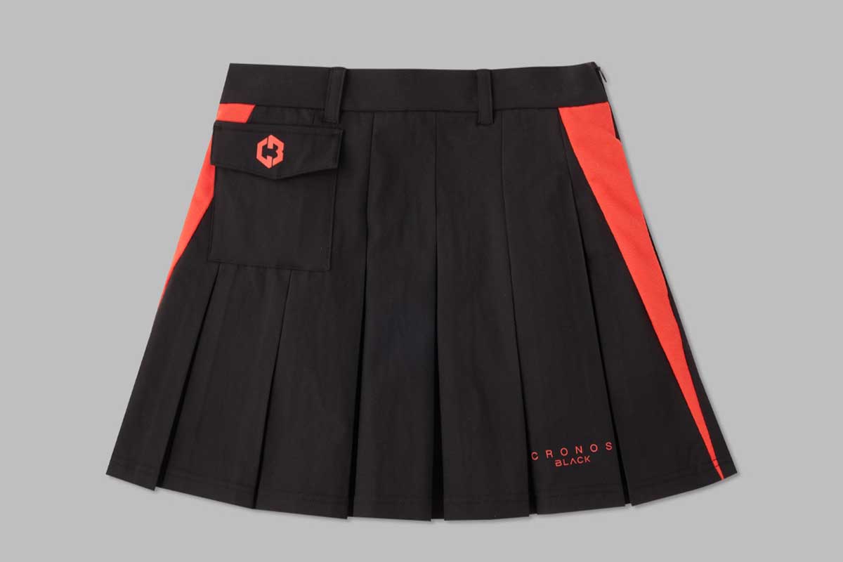 LINE SKIRT　ORANGE　1万8700円（税込み）