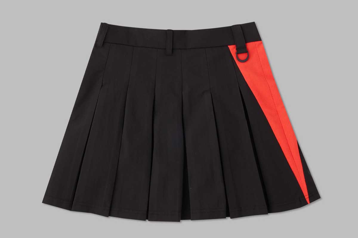 LINE SKIRT　ORANGE　1万8700円（税込み）