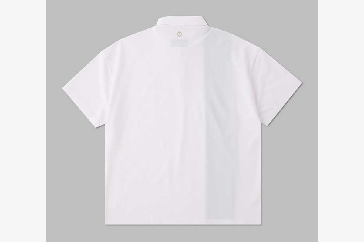 2LINE POLO　WHITE　1万7600円（税込み）