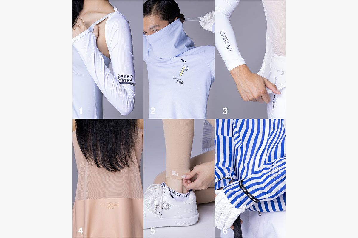 「PEARLY GATES BODY UV PROTECTION」ラインアップ　写真：パーリーゲイツ