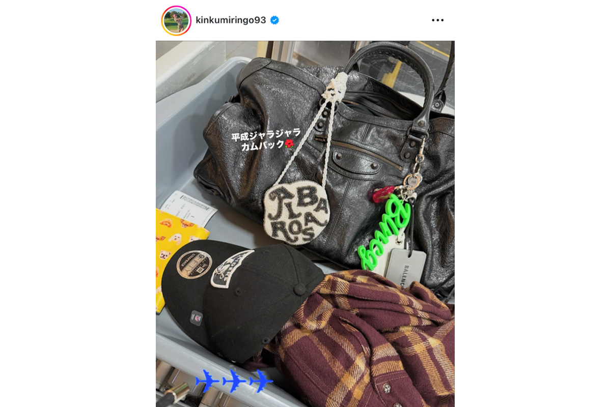 金田久美子のインスタグラム（@kinkumiringo93）より