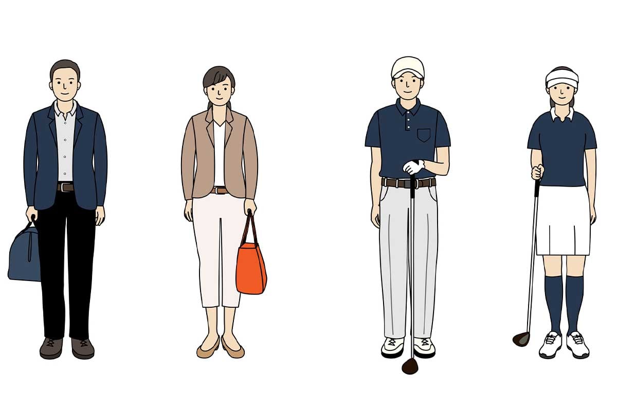 こんな感じのイラストがクラブハウスに掲げてあることも多いですが… イラスト:PIXTA
