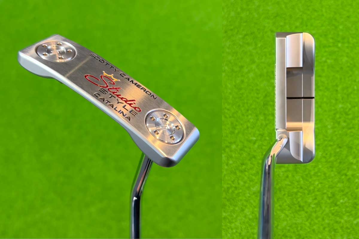 ニューポート2よりわずかに幅広ヘッドにシングルベンドシャフトが装着された「カタリナ」は新しいモデル