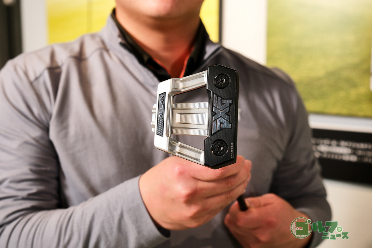 PXGのクラブに共通する特徴であるウェイト交換機能は「アラン」にも搭載されている