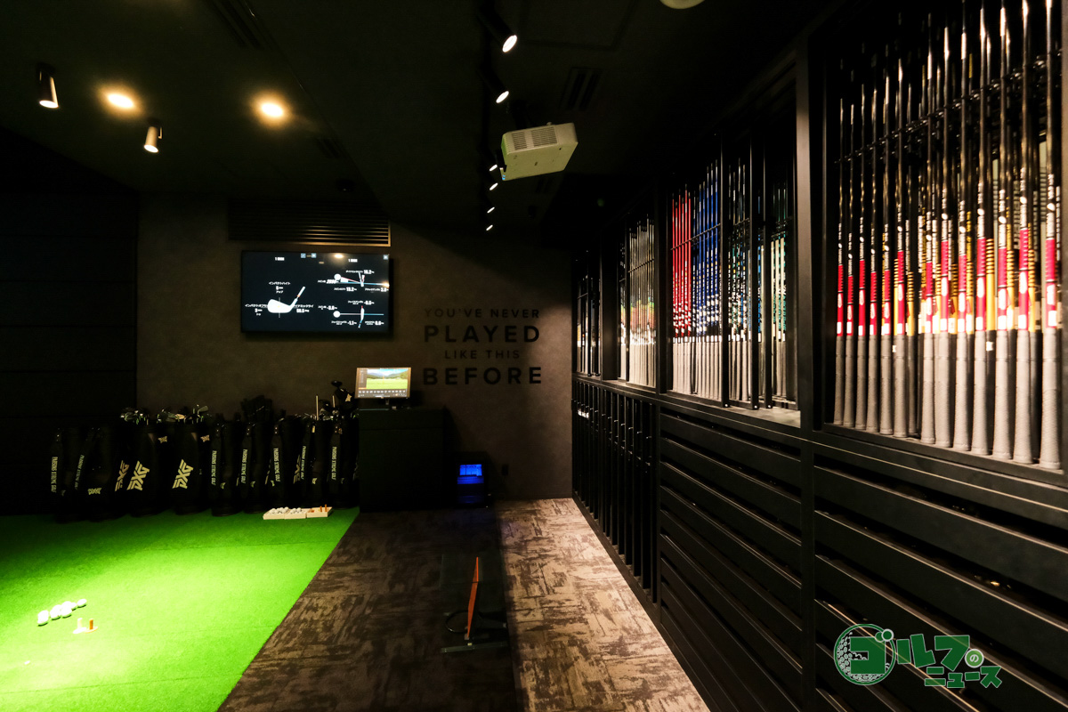 日本初の旗艦店「PXG AOYAMA」。PXGの世界観が表現された空間で、クラブやアパレル、グッズなどあらゆる製品を入手することができる