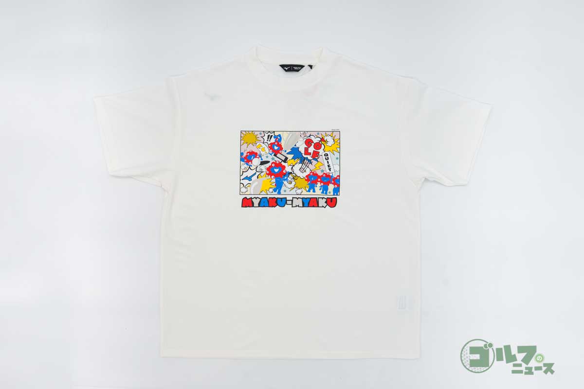 ミャクミャクエンジョイモックネックシャツ（1万4300円、税込み）　（C）Expo 2025