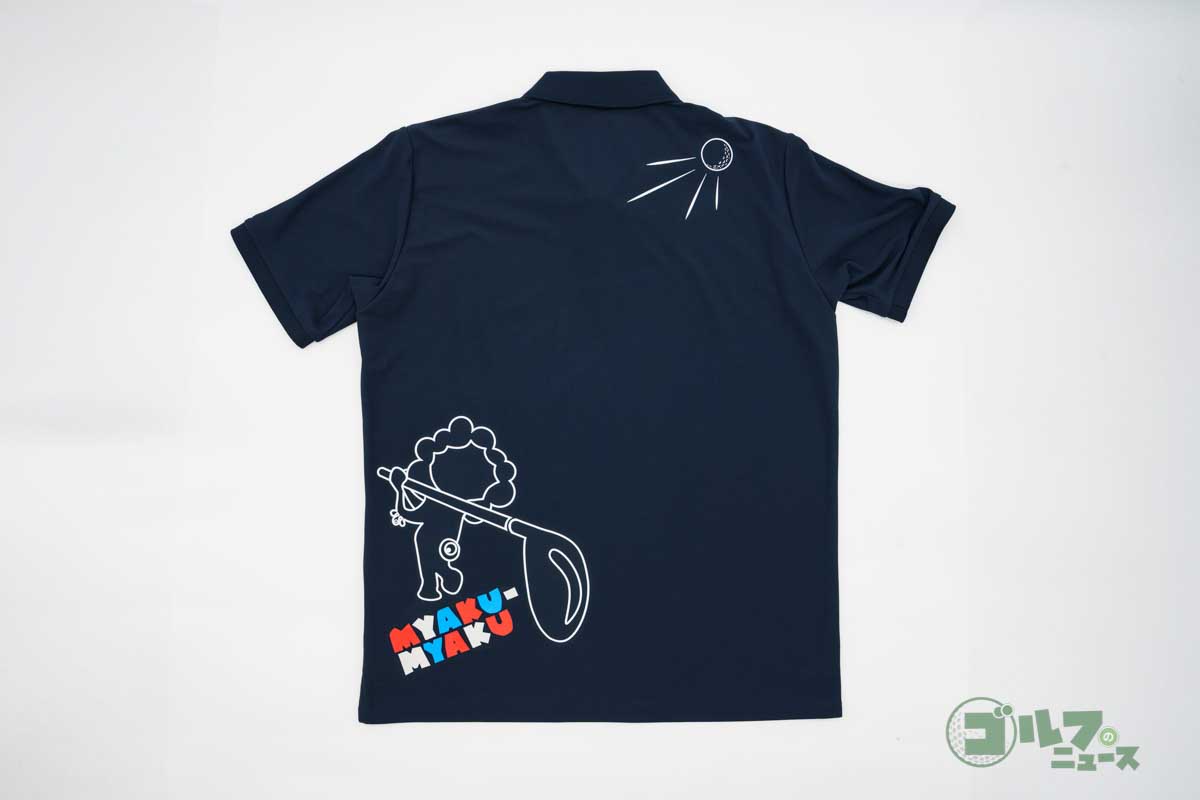 ミャクミャクスイング半袖シャツ（1万4300円、税込み）　（C）Expo 2025