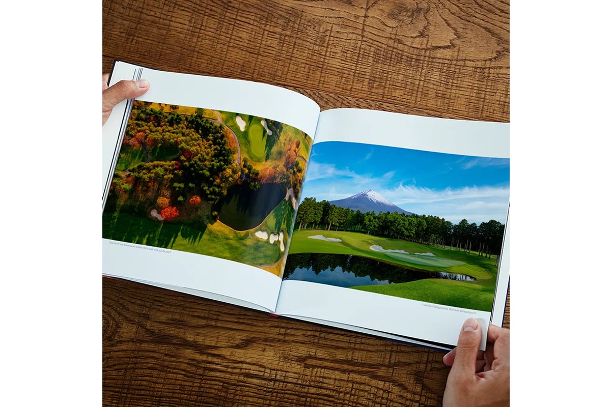 日本各地のゴルフコースを舞台に、光と影を巧みに捉えた53点の作品を収録
