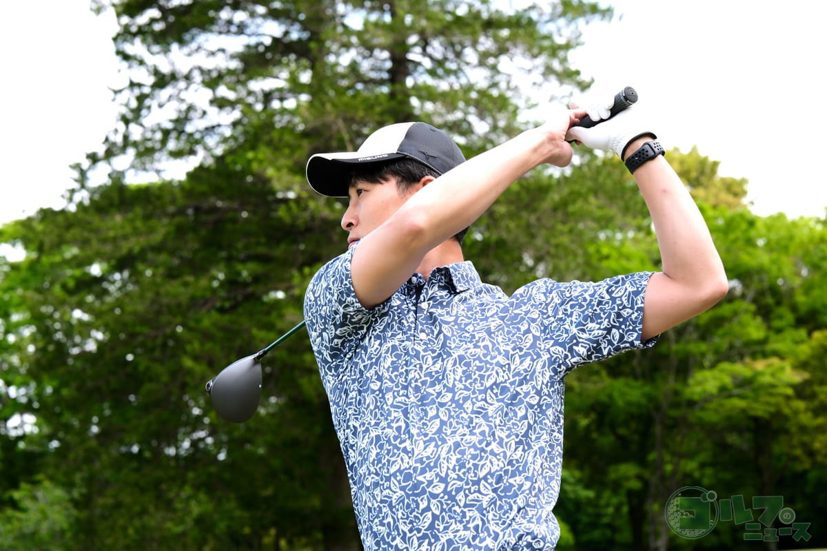 洋服の青山で購入したセットアップとゴルフウエアは、コースでの使用感も抜群に良かった