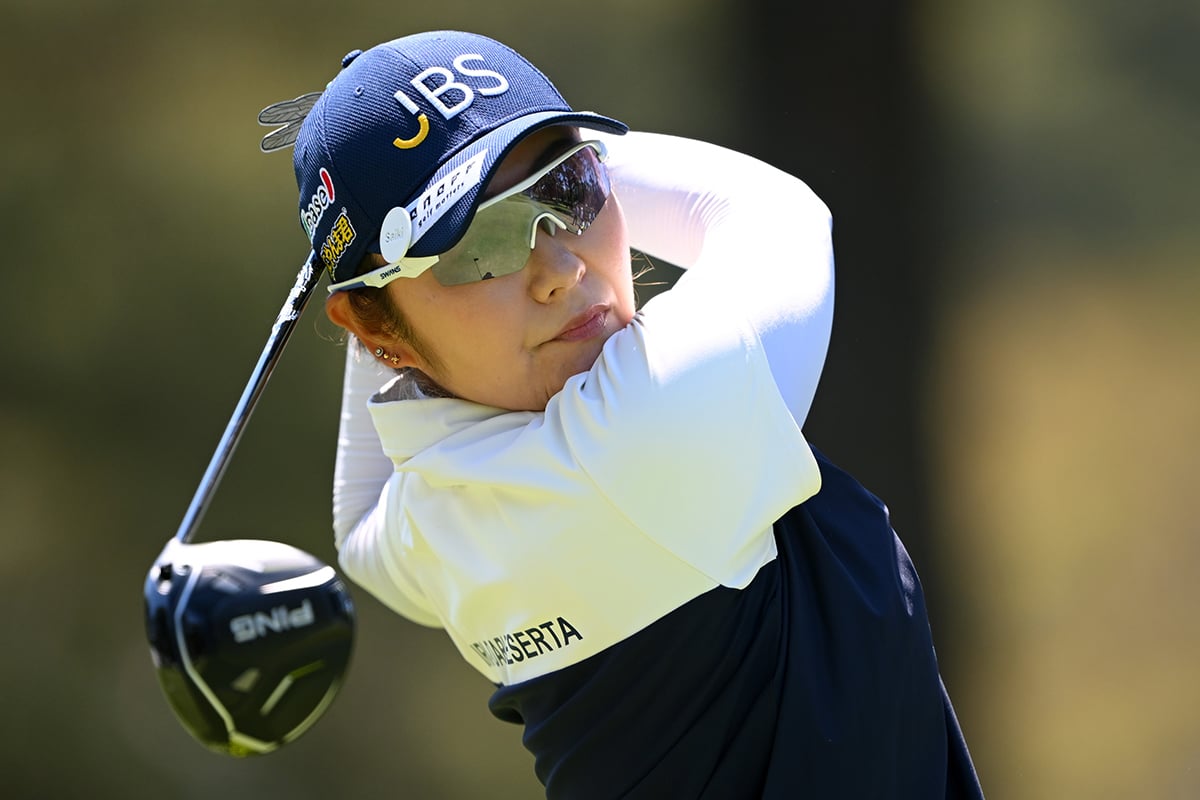 単独首位発進を決めた藤田さいき 写真:Getty Images
