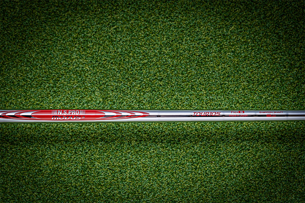 日本の一般アマチュアでも振り切れるシリーズ最軽量モデルとして大ヒットした「N.S.PRO MODUS3 TOUR105」（2015年発売）[写真：角田慎太郎]