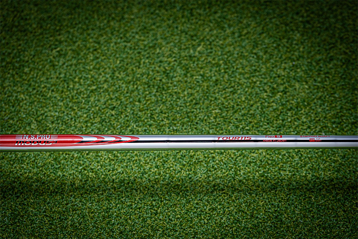 「N.S.PRO MODUS3 TOUR115」は「N.S.PRO MODUS3」シリーズで初めて日本シャフト側から提案したモデル（2022年発売）[写真：角田慎太郎]