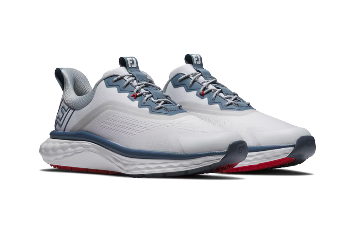 「FJ クオンタム LACED」　ホワイト/ブルー