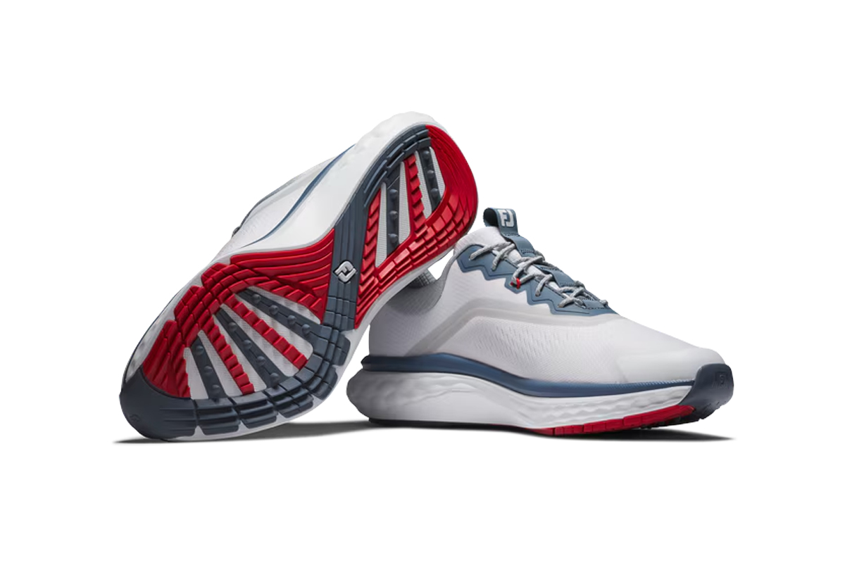 「FJ クオンタム LACED」　ホワイト/ブルー