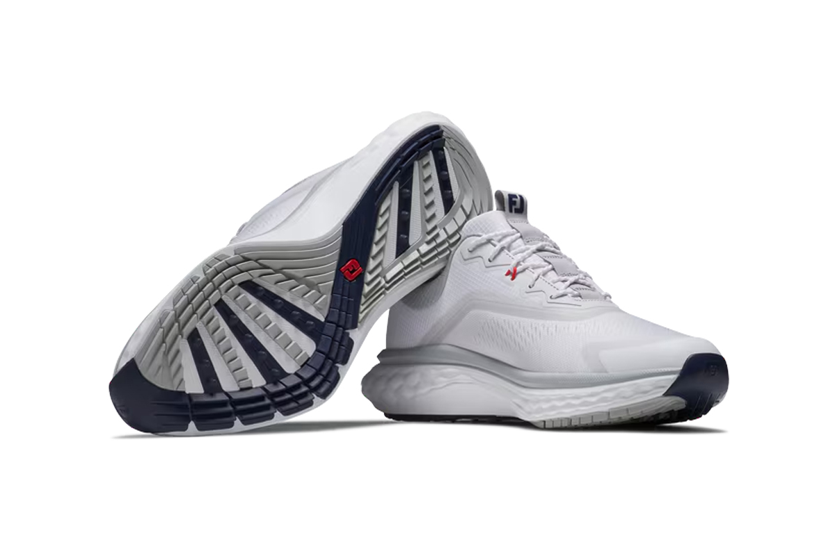 「FJ クオンタム LACED」　ホワイト/グレー
