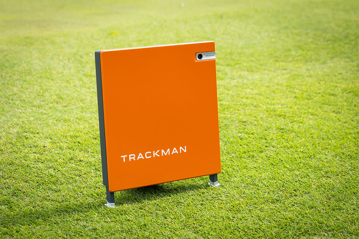 今回のデータ計測はトラックマンを使用[写真：角田慎太郎]