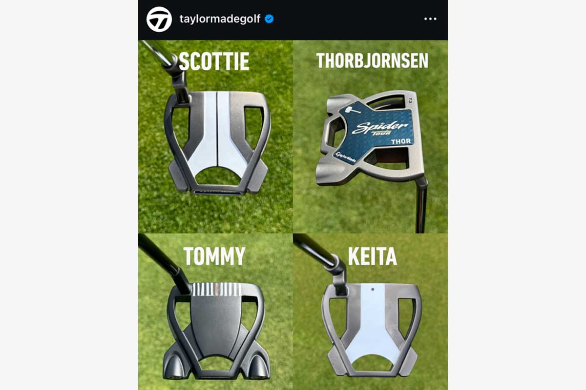 テーラーメイドゴルフのインスタグラム（@taylormadegolf）より